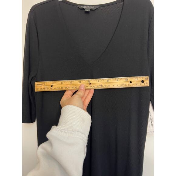 LIVERPOOL Double Layer V-neck 1/2 Sleeve Knit Top XS NWT!! - Picture 7 of 9